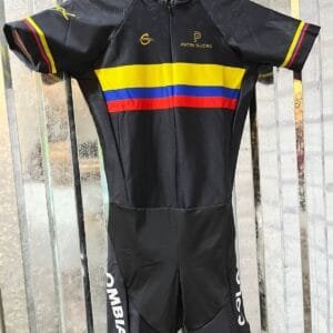 Uniforme Spaz Negro Colombia Talla 6-8-10-12-14-16-XS-S-M